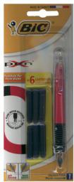  Bic X Pen Classic różowe + 6 NABOJÓW (863088)