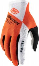  100% Rękawiczki 100% CELIUM Glove fluo orange white roz. M (długość dłoni 187-193 mm) (NEW)