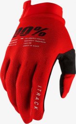  100% Rękawiczki 100% ITRACK Glove red roz. L (długość dłoni 193-200 mm) (NEW)