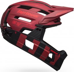  Bell Kask full face BELL SUPER AIR R MIPS SPHERICAL matte red black fasthouse roz. M (55-59 cm) (NEW)