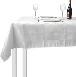  Excellent Houseware Obrus PLAMOODPORNY na stół biały prostokątny 220x150 cm