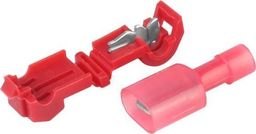 Carmotion Szybkozłączki rozgałęźne typ-T, czerwone 0.5-1.5mm kw, 22-18 AWG, 15A max, 5 szt.