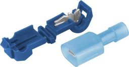 Carmotion Szybkozłączki rozgałęźne typ-T, niebieskie, 2.5-4.0mm kw, 16-14 AWG, 15A max, 5 szt.