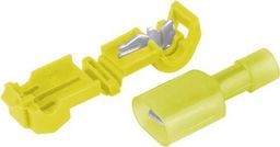 Carmotion Szybkozłączki rozgałęźne typ-T, żółte, 4.0-6.0mm kw, 12-10 AWG, 15A max, 5 szt.