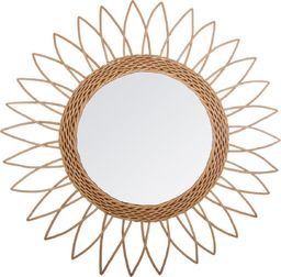 Atmosphera Wiklinowe lustro ścienne Sharp Sun 50 cm