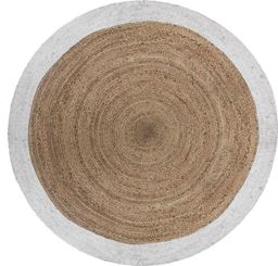  Atmosphera Okrągły dywan jutowy 120 cm brązowy