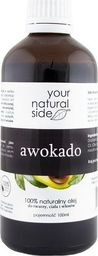 Your Natural Side Olej awokado nierafinowany, 100 ml