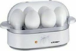 Jajowar Cloer Cloer egg cooker 6081 (white, with stainless steel heating plate for 6 eggs)