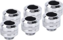  Alphacool Alphacool Eiszapfen PRO 13mm HardTube Fitting G1 / 4 - Chrome Sixpack, connection
