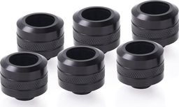  Alphacool Alphacool Eiszapfen PRO 16mm HardTube Fitting G1 / 4 - Deep Black Sixpack, connection