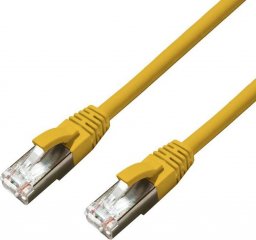  MicroConnect CAT6A S/FTP 0.25m Yellow LSZH