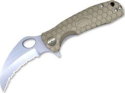 Honey Badger Nóż Honey Badger Claw Small Tan Serrated