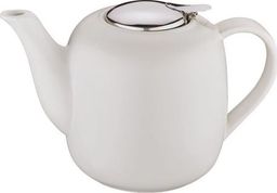  Kuchenprofi Dzbanek do herbaty z zaparzaczem Kuchenprofi London ceramika/stal nierdzewna 1,5 l biały