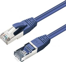  MicroConnect CAT6A S/FTP 0.5m Blue LSZH