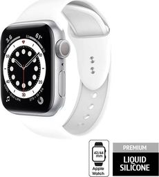  Crong Crong Liquid - Pasek do Apple Watch 42/44mm (biały)