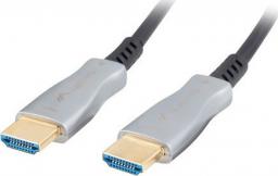 Kabel Lanberg HDMI - HDMI 20m czarny (CA-HDMI-20FB-0200-BK)