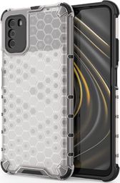  Hurtel Honeycomb etui pancerny pokrowiec z żelową ramką Xiaomi Poco M3 / Xiaomi Redmi 9T przezroczysty