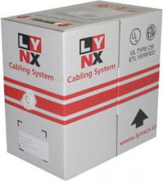  Lynx CS Kabel instalacyjny, Cat5E, drut, LS0H, 305m (LX-SLD-UTP5E-LSZH-GR)