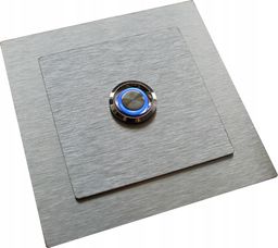 MT3CH Przycisk dzwonka do domofonu wyjścia wejścia furtki bramy drzwi INOX-INOX LED 9/12/24/230V srebrny