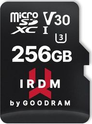 Karta GoodRam IRDM MicroSDXC 256 GB Class 10 UHS-I/U3 V30 (IR-M3AA-2560R12)