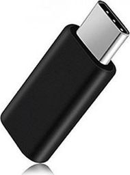 Adapter USB Partner Tele.com PA-30 USB-C - microUSB Czarny  (5901737312075)