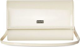 Solome JASNO BEŻOWA KOPERTÓWKA TOREBKA DAMSKA M31 LAKIER 3