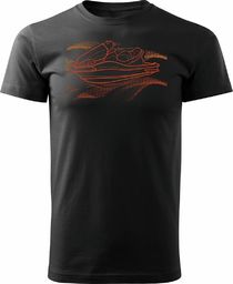  Topslang Koszulka ze skuterem wodnym skuter wodny męska czarna REGULAR S