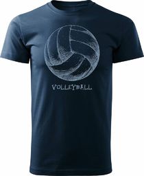  Topslang Koszulka z piłką do siatkówki siatkówka Volleyball męska granatowa REGULAR S