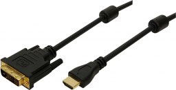 Kabel LogiLink HDMI - DVI-D 3m czarny (CH0013)