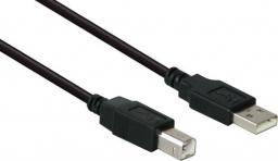 Kabel USB Good Connections USB-A - micro-B 3 m Czarny (AK-300102-030-S)