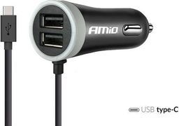 Ładowarka AMiO PCH PRO-03 Jednoczęściowa 2x USB-A 2.4 A  (AMI-02058)