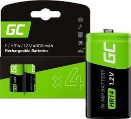 Green Cell Akumulator C / R14 4000mAh 4 szt.