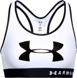  Under Armour Under Armour Mid Keyhole Graphic Bra 1344333-100 białe XS