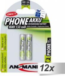  Ansmann Akumulator Phone AAA / R03 550mAh 24 szt.