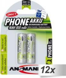 Ansmann Akumulator Phone AA / R6 800mAh 24 szt.