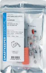 Smartkeeper SMARTKEEPER Basic LAN Cable Lock 5 - 1x klíč + 5x záslepka, oranžová