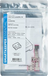  Smartkeeper SMARTKEEPER Basic USB Port Lock 10 - 10x záslepka, růžová