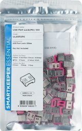 Smartkeeper SMARTKEEPER Basic USB Port Lock 100 - 100x záslepka, růžová