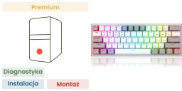 Montaż komputera Premium + Klawiatura Redragon FIZZ PRO K616