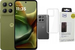 Smartfon Motorola Moto G15 8/256GB Zielony (PB6G0002PL) + Etui Clear Case