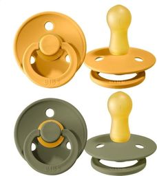 Bibs Smoczek Uspokajający 2 Pack Honey Bee & Olive S 0m+ Bibs