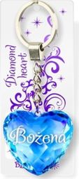 Breloczek Be Happy BE HAPPY BRELOK BRELOCZEK DIAMENTOWE SERDUSZKO BOŻENA