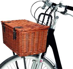  Bicycle Gear Koszyk rowerowy wiklinowy przód 45x30x25cm