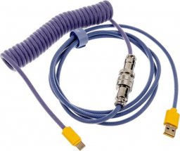 Kabel USB Ducky USB-A - USB-C 1.8 m Fioletowy (DKCC-HZCNC1)