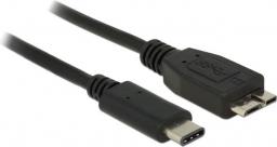 Kabel USB Delock USB-C - microUSB 0.5 m Czarny (83676)