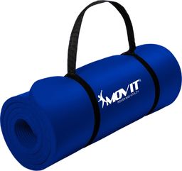 Movit Mata treningowa 183 cm x 60 cm x 1 cm niebieska