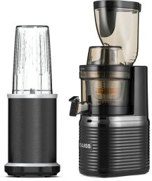 Wyciskarka wolnoobrotowa 4Swiss BM202 black + blender NB102