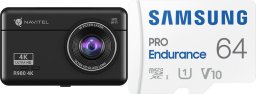 Wideorejestrator Navitel Wideorejestrator Navitel R980 4K + Karta Samsung PRO Endurance 2022 MicroSDXC 64 GB Class