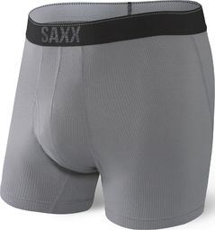  SAXX QUEST BOXER BR FLY DARK CHARCOAL II L