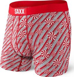  SAXX VIBE BOXER BRIEF RED HARD CANDY S